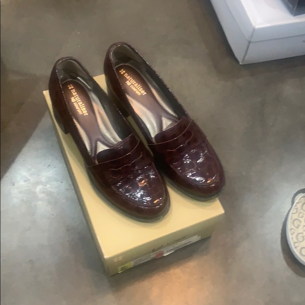 Chershire-wine crocodile shoes
